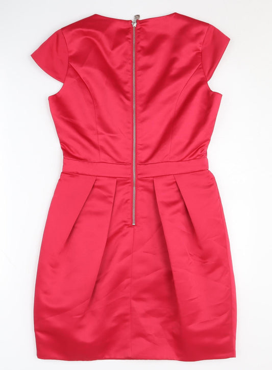 Lipsy Women's Red Dress Size 8 Party/Cocktail