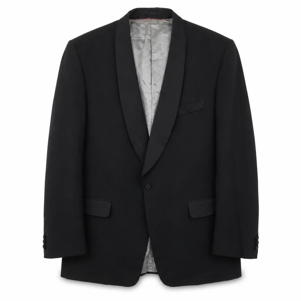 Mens UK Size 42 Armando Regular Black Suit Tuxedo