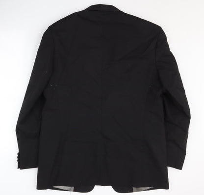 Armando Men's Black Tuxedo Jacket, 42, Shawl Lapel, Formal