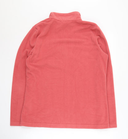 Regatta Women's Pink 1/4 Zip Polyester Sweatshirt Size 14