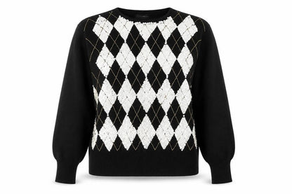 Womens UK Size L Liz Claiborne Black Pullover Jumper