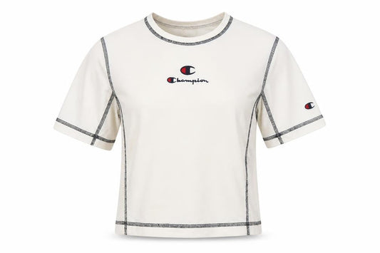 Womens UK Size S Champion White Basic T-Shirt