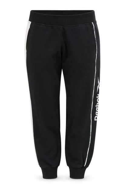 Womens UK Size L Reebok Regular Fit Jogger Black Trousers