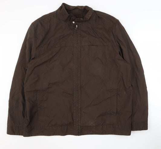 Mens UK Size 2XL Rocha John Rocha Brown Basic Jacket