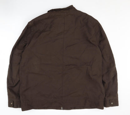 Mens UK Size 2XL Rocha John Rocha Brown Basic Jacket