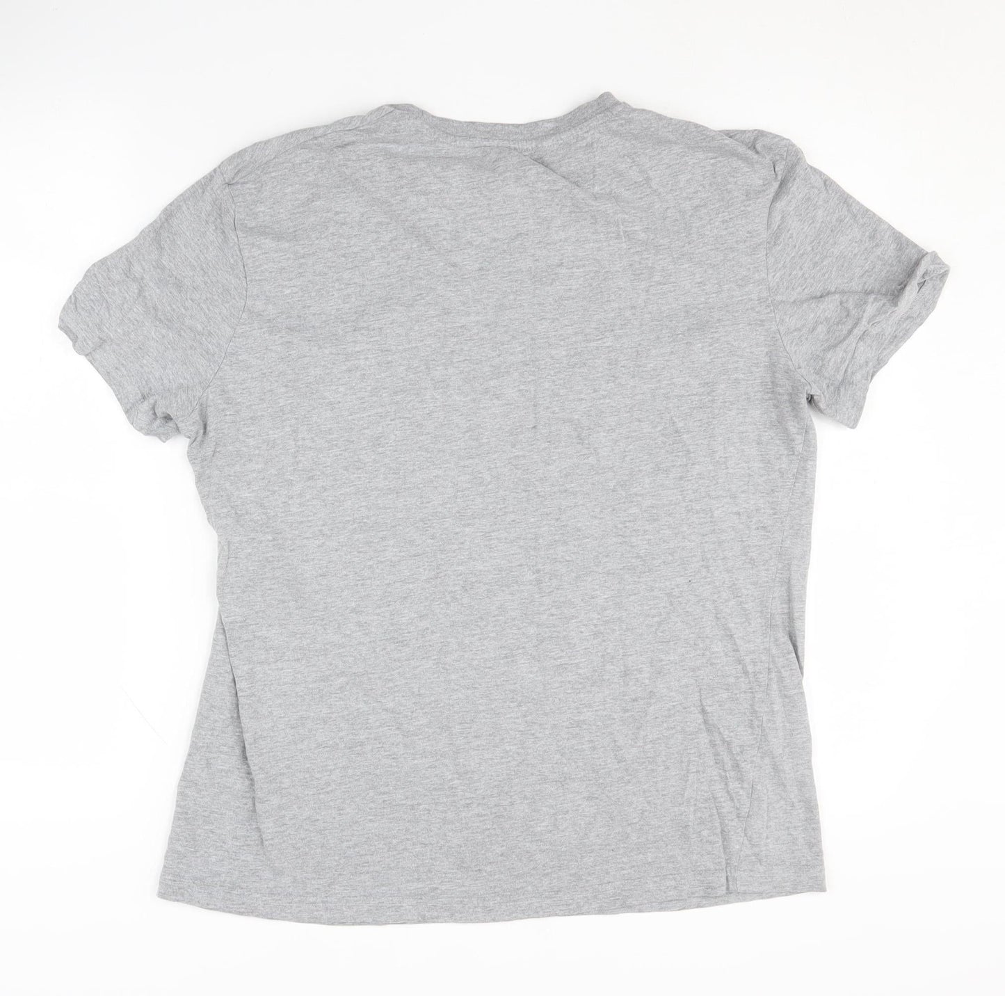 Tu Grey 'Elf' Graphic T-Shirt, Size M, Fun Christmas Tee