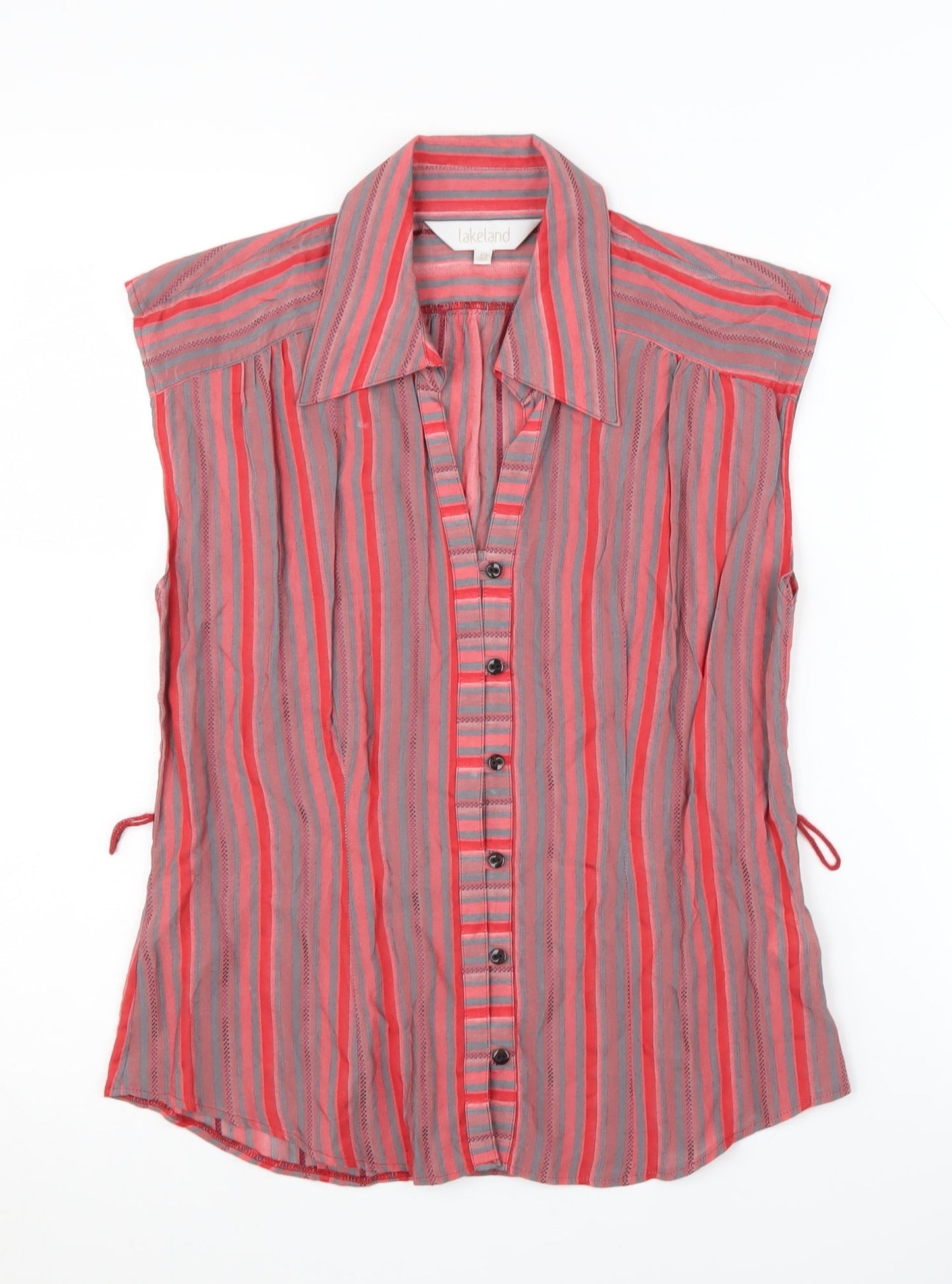 Womens UK Size 12 Lakeland Multicoloured Basic Blouse