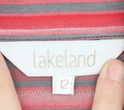 Womens UK Size 12 Lakeland Multicoloured Basic Blouse