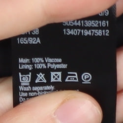 Oasis Women's Black Star Wrap Dress - Size 12