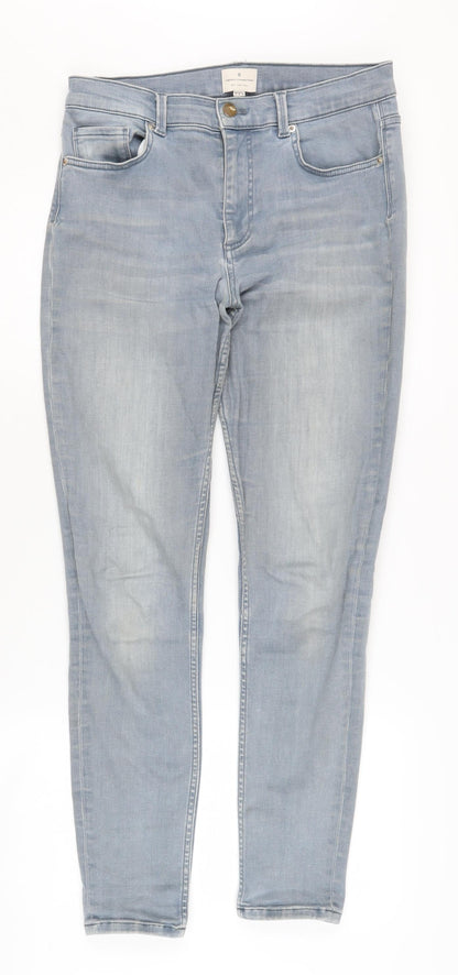 French Connection Women's Blue Skinny Jeans, Size M