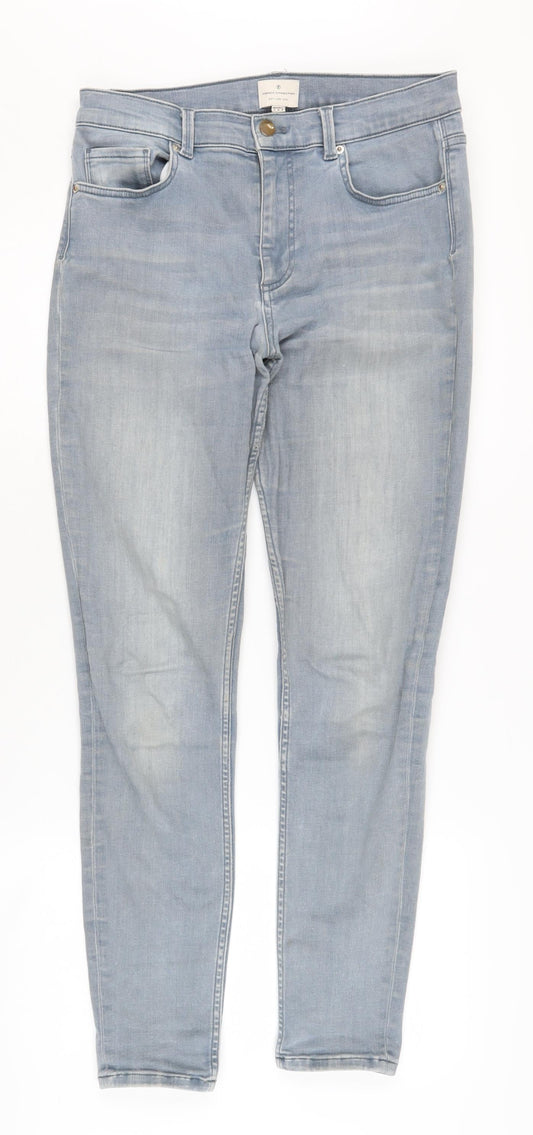 French Connection Women's Blue Skinny Jeans, Size M