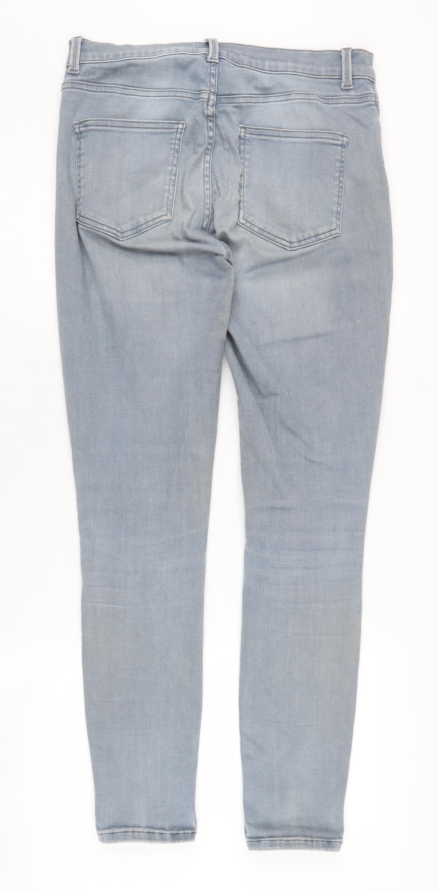 French Connection Women's Blue Skinny Jeans, Size M