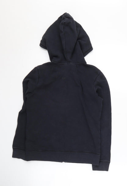 Under Armour Boys Black Full Zip Hoodie M