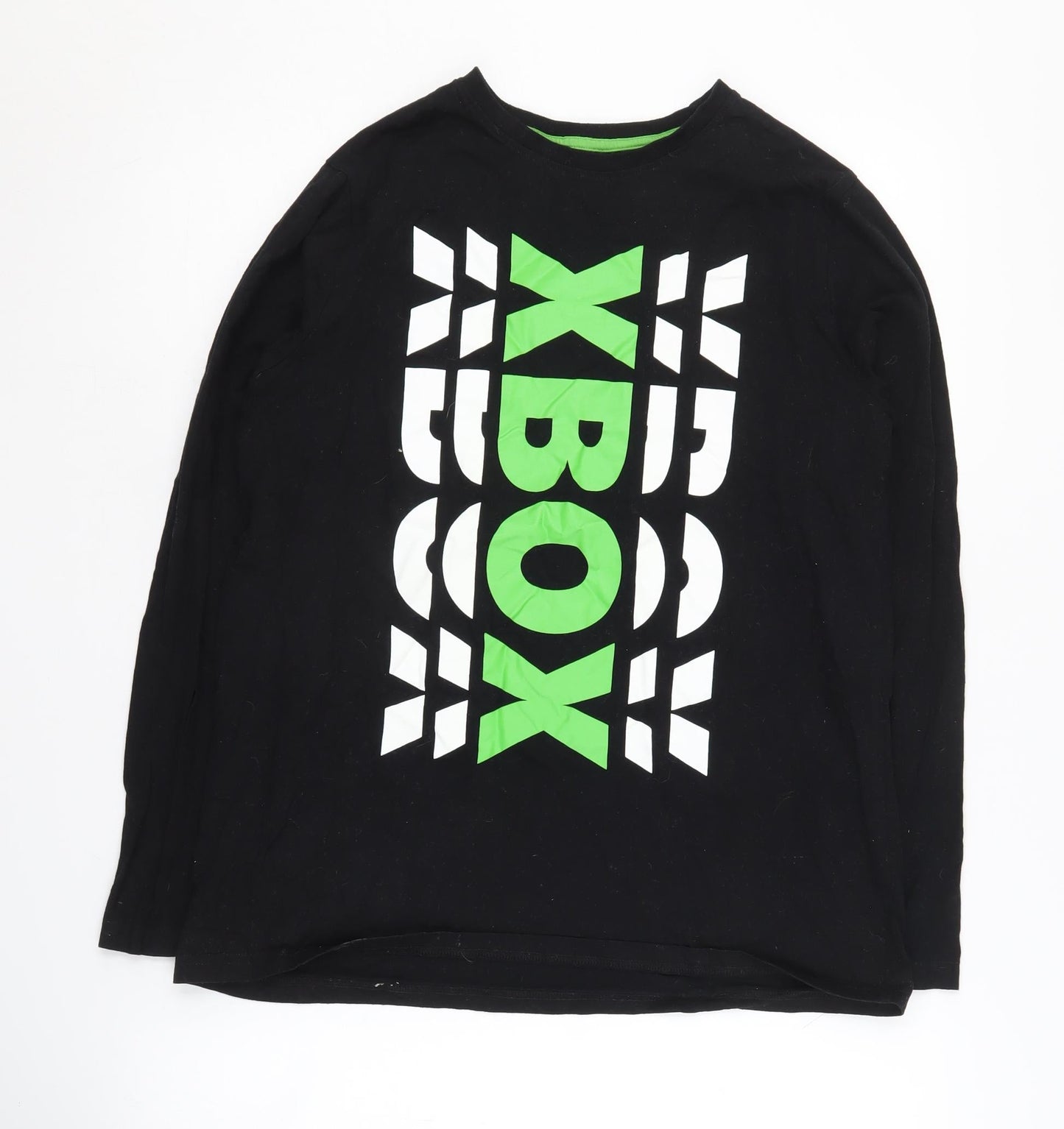 Microsoft Xbox Boys Black Graphic Long Sleeve T-Shirt 14-15 Years