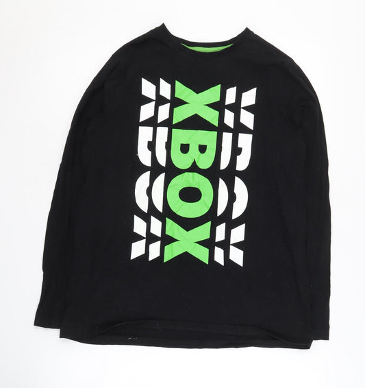 Microsoft Xbox Boys Black Graphic Long Sleeve T-Shirt 14-15 Years