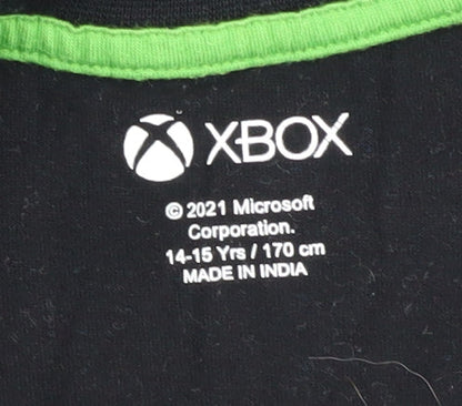 Microsoft Xbox Boys Black Graphic Long Sleeve T-Shirt 14-15 Years