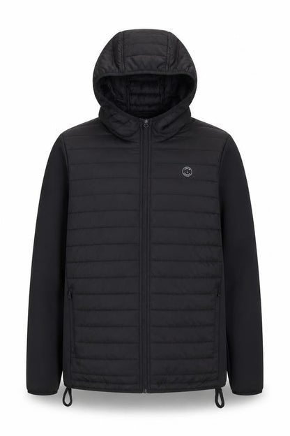 Jack & Jones Boys Black Puffer Jacket, 16Y, Hooded Winter Coat