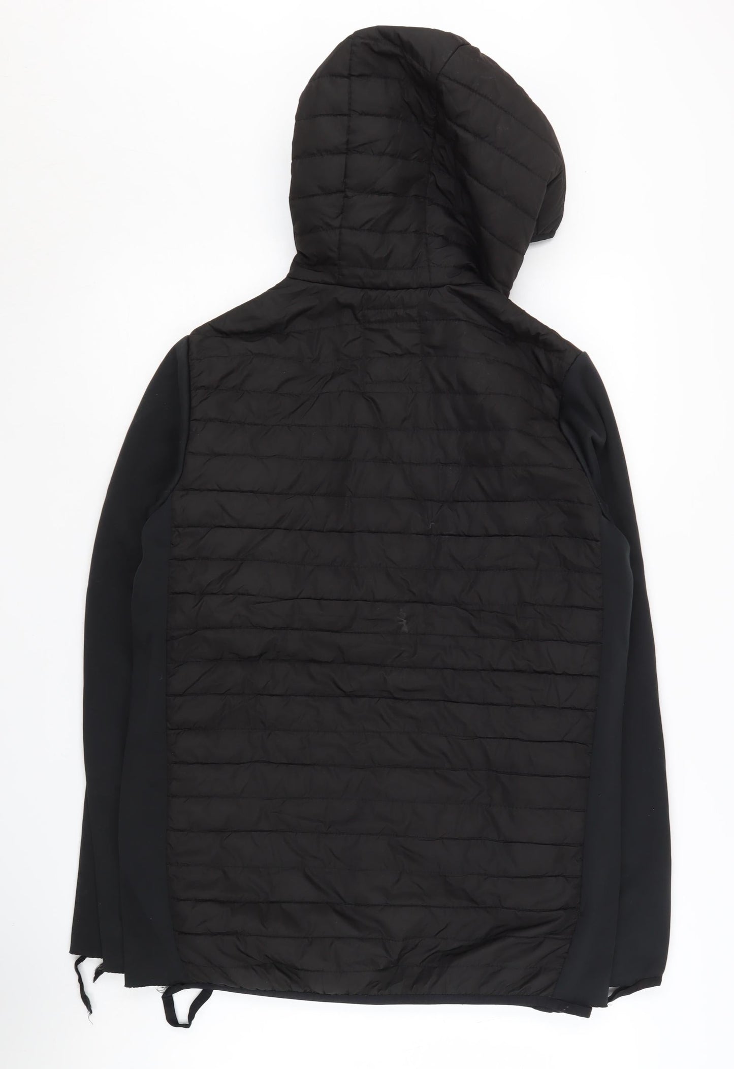 Jack & Jones Boys Black Puffer Jacket, 16Y, Hooded Winter Coat