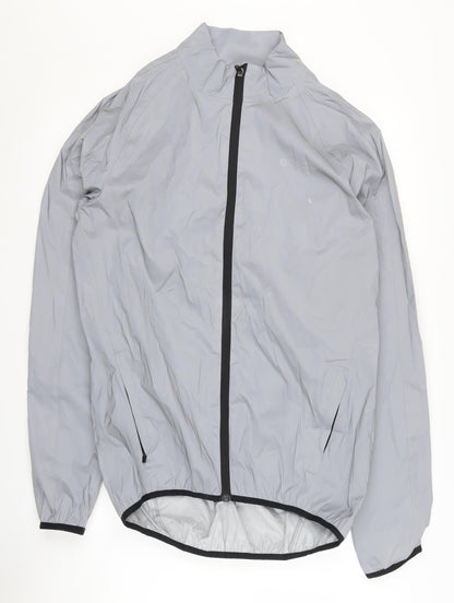 Mens UK Size S Mountain Warehouse Grey Windbreaker Coat