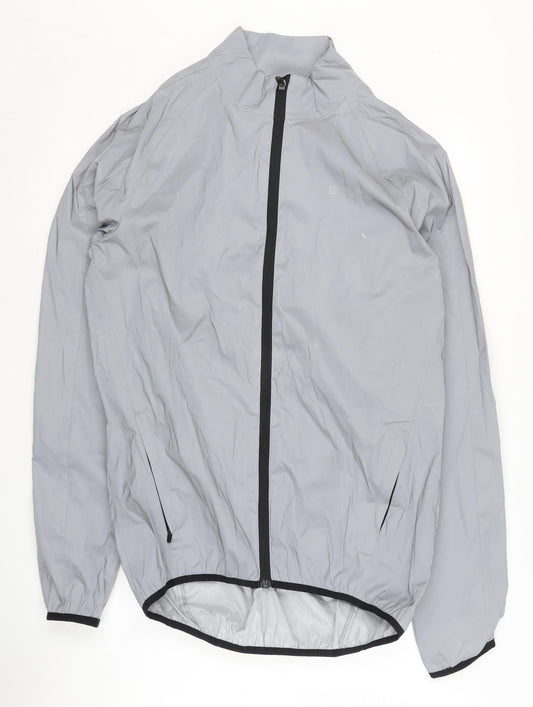 Mens UK Size S Mountain Warehouse Grey Windbreaker Coat