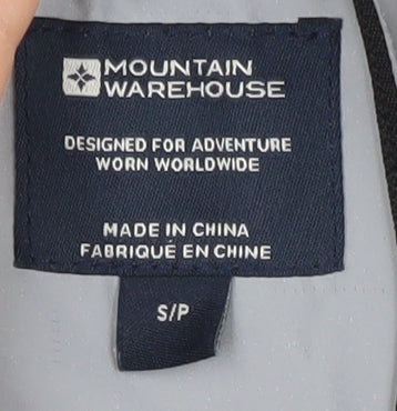 Mens UK Size S Mountain Warehouse Grey Windbreaker Coat