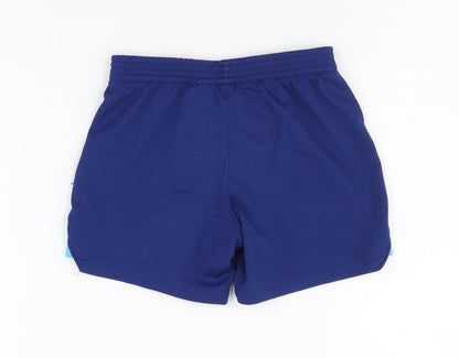 Nike Boys Blue Athletic Football Shorts XS
