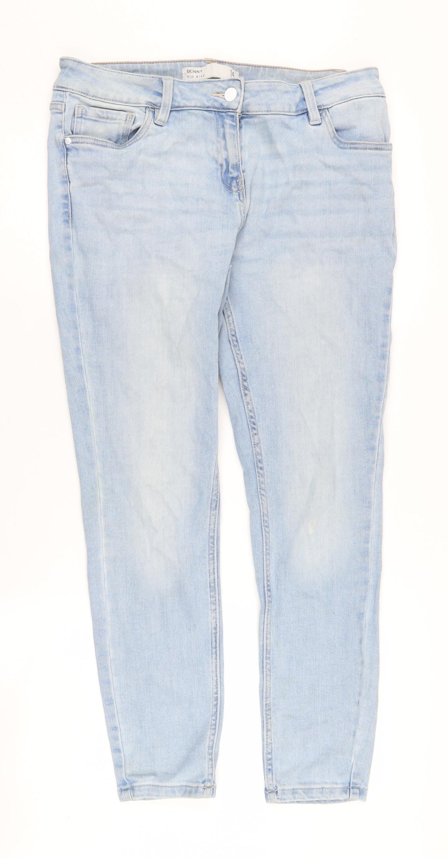 Next Women's Blue Skinny Jeans Size 14