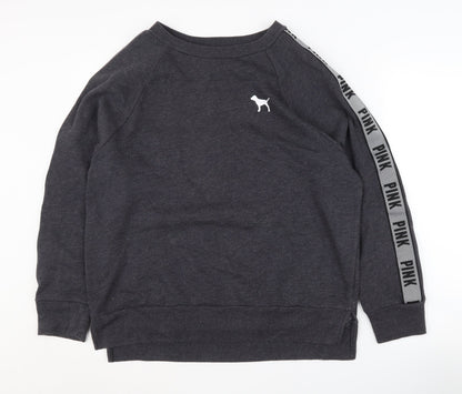 Victoria’s Secret PINK Women’s Grey Pullover Sweatshirt S