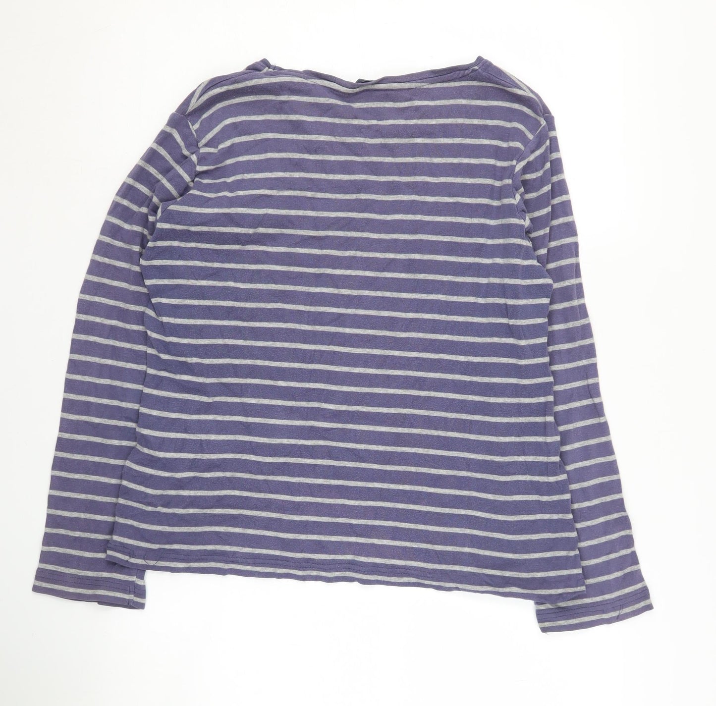 Womens UK Size M Isle Purple Basic T-Shirt