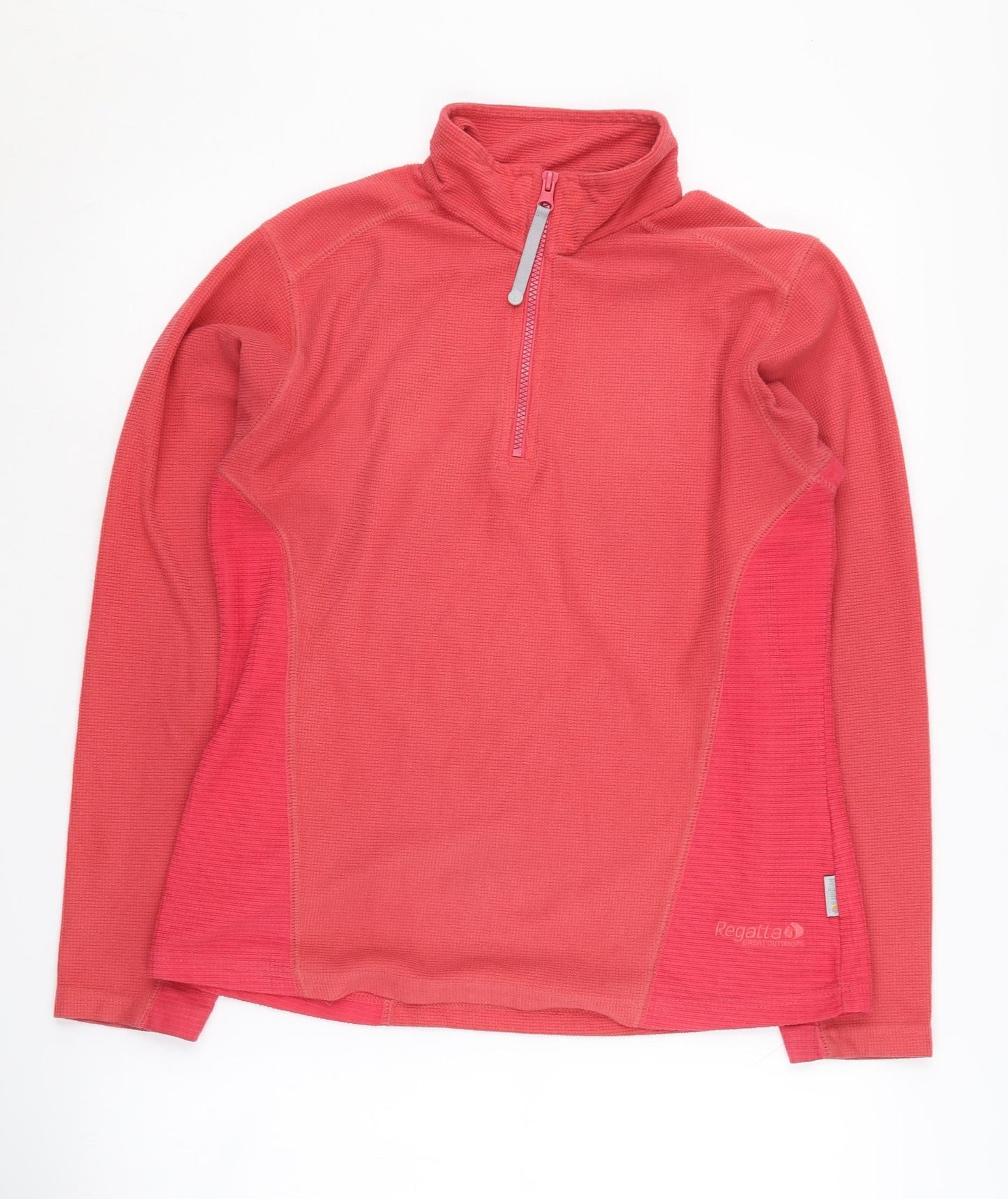 Regatta Women's Red Henley Sweatshirt Medium