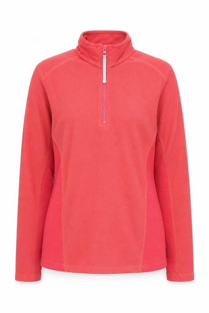 Womens UK Size M Regatta Red Henley Sweatshirt