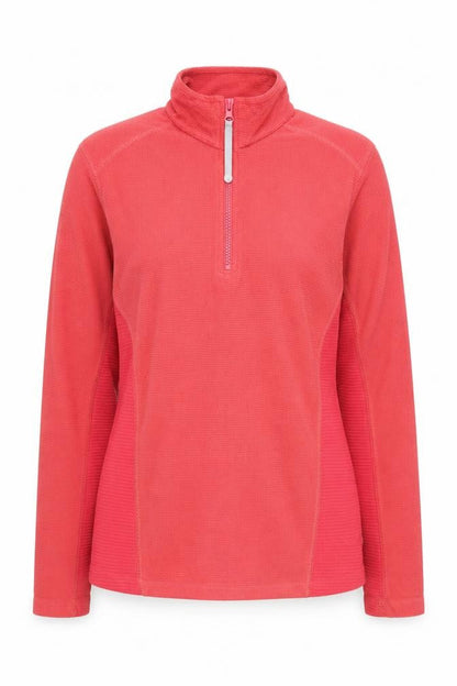 Womens UK Size M Regatta Red Henley Sweatshirt