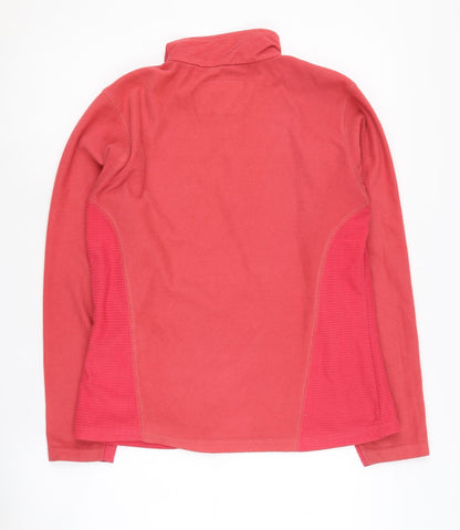 Regatta Women's Red Henley Sweatshirt Medium