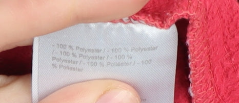 Regatta Women's Red Henley Sweatshirt Medium