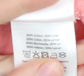 Hush Women's Pink Scoop Neck Pullover Jumper S