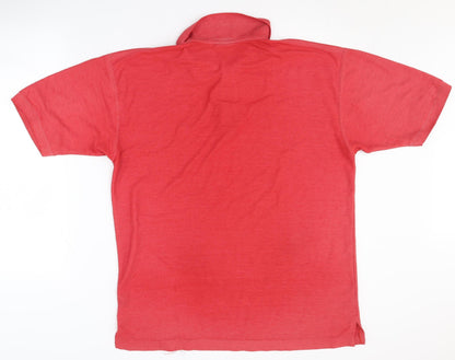Le Shark Men's Red Polo, Medium, Polyester Blend