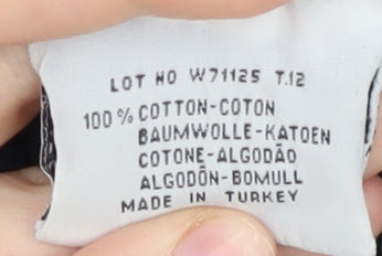 Wrangler Men's Black V-Neck T-Shirt, Size L