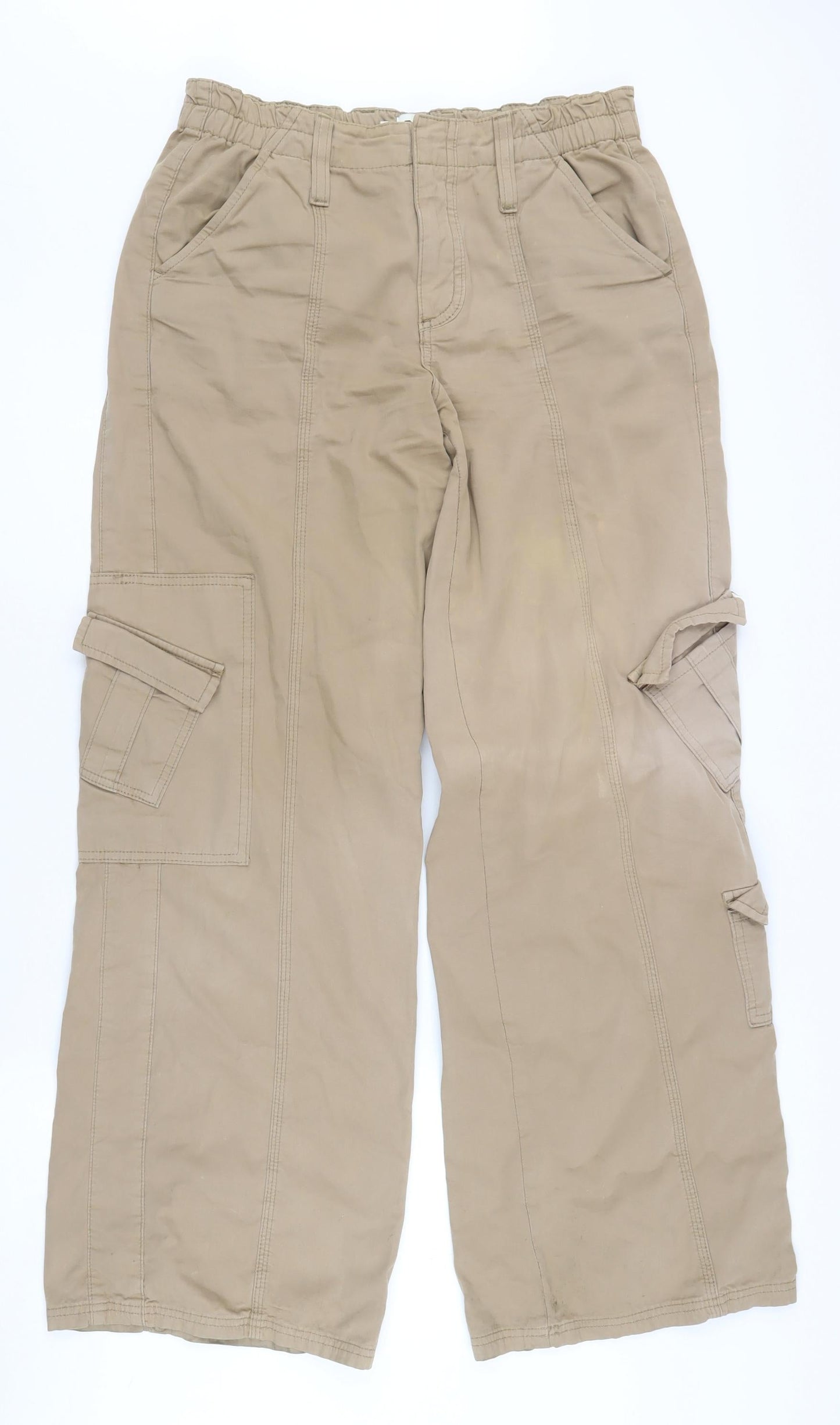 BDG Urban Outfitters Men's Beige Cargo Trousers S