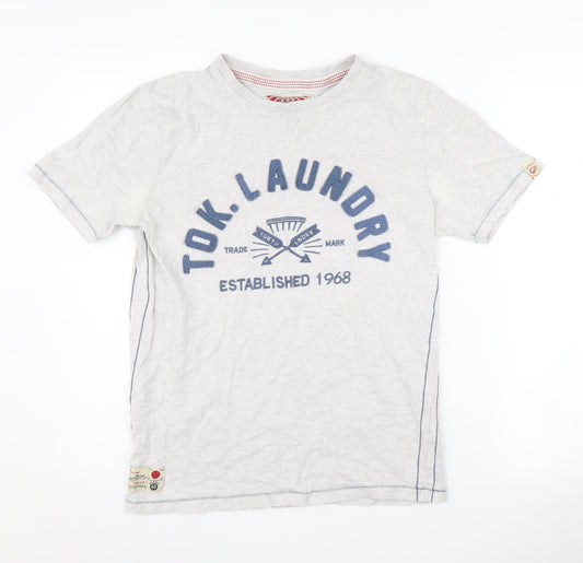 Tokyo Laundry Men's White T-Shirt Medium