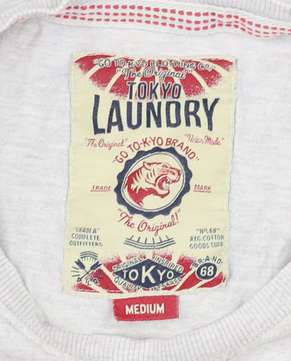 Tokyo Laundry Men's White T-Shirt Medium