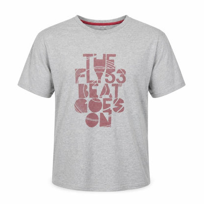 FLY53 Men's Grey Graphic Print T-Shirt L