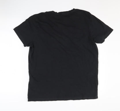 Mens UK Size XL JACK & JONES Black  T-Shirt