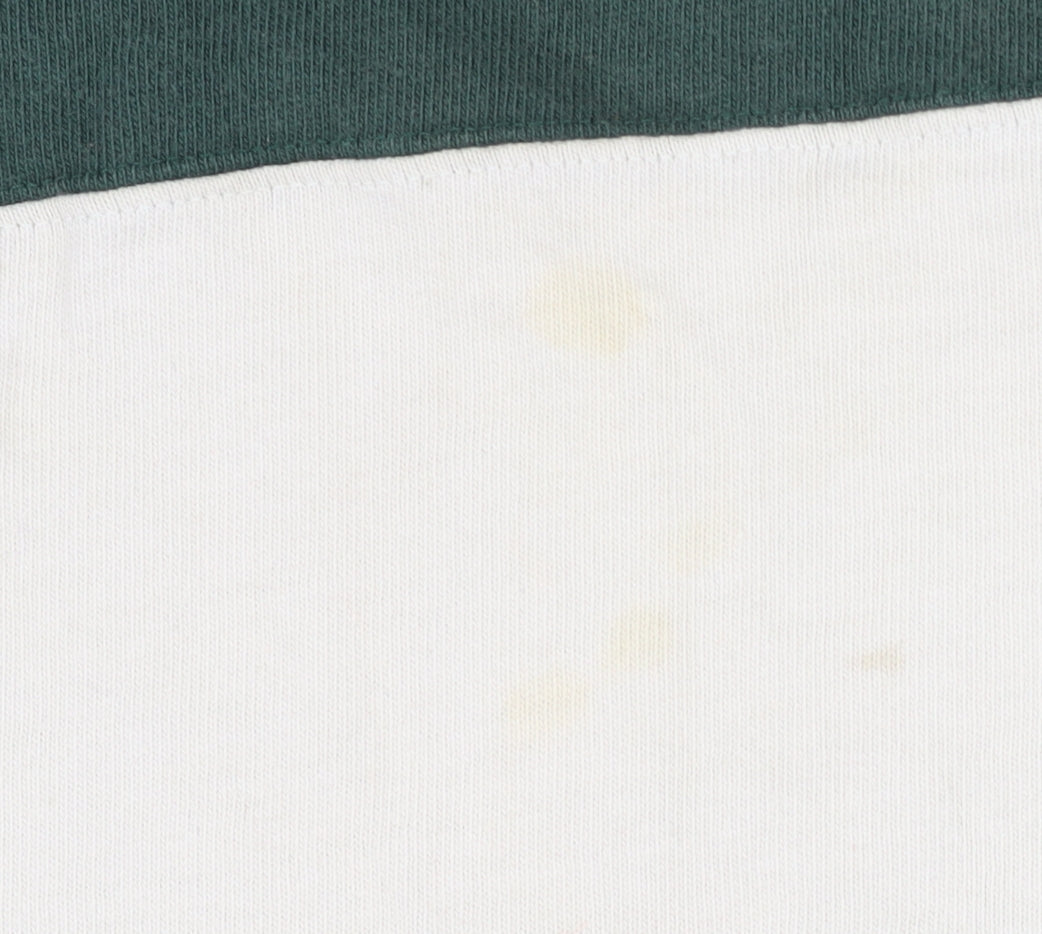 Howick Men’s Small Green Stripe Long Sleeve Polo