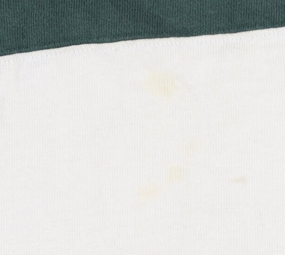 Howick Men’s Small Green Stripe Long Sleeve Polo