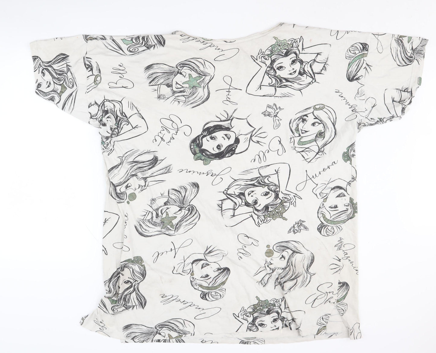 Disney Women's Princess Nightshirt 20-22 White