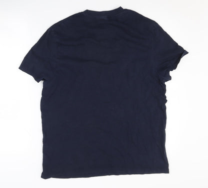 Mens UK Size L ASOS Design Blue  T-Shirt