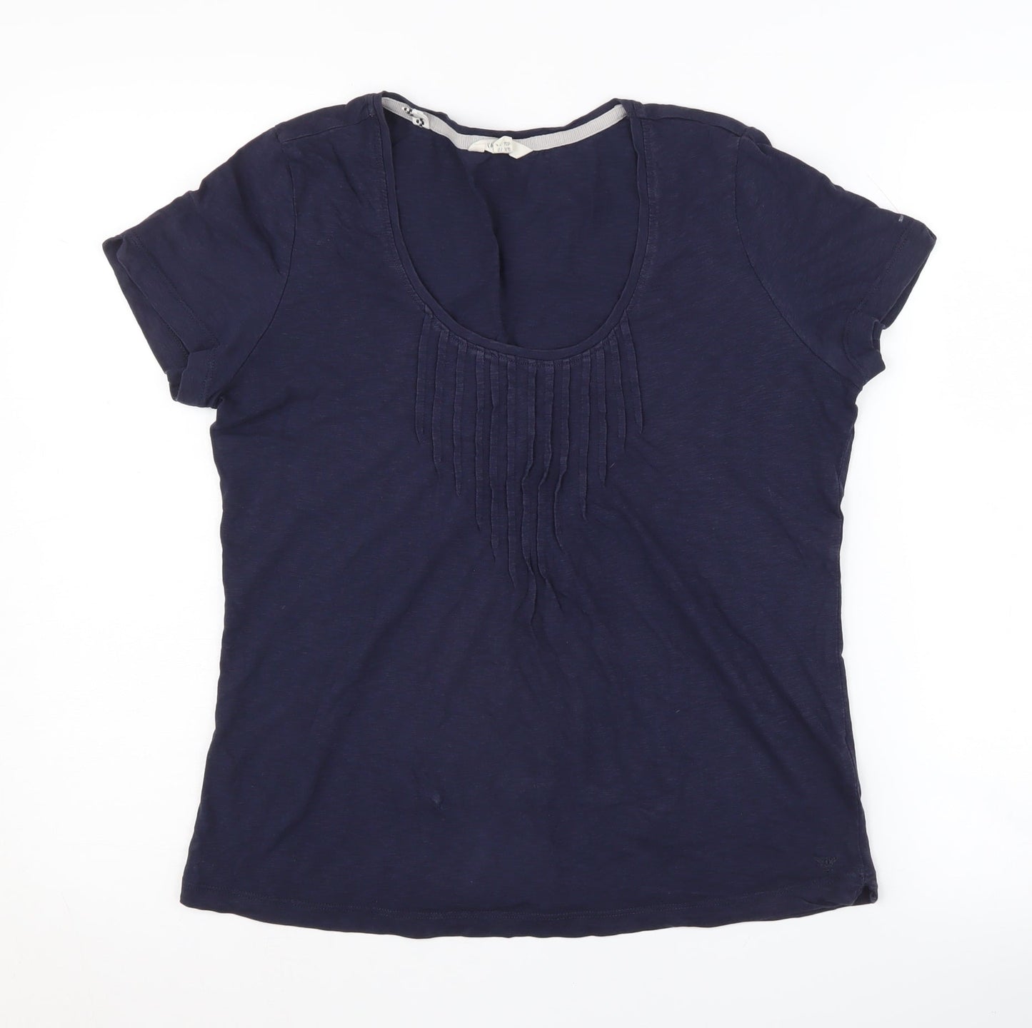Womens UK Size 10 White Stuff Blue Basic T-Shirt