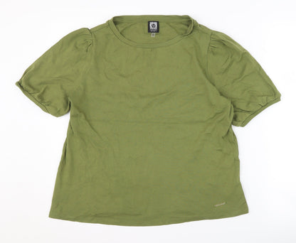 Anne Klein Women’s Green Crew Neck T-Shirt Large