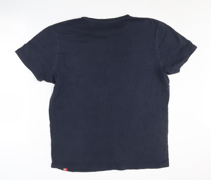 Mens UK Size XL Duck and Cover Blue  T-Shirt