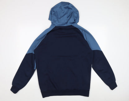 Mens UK Size M PUMA Blue Pullover Hoodie